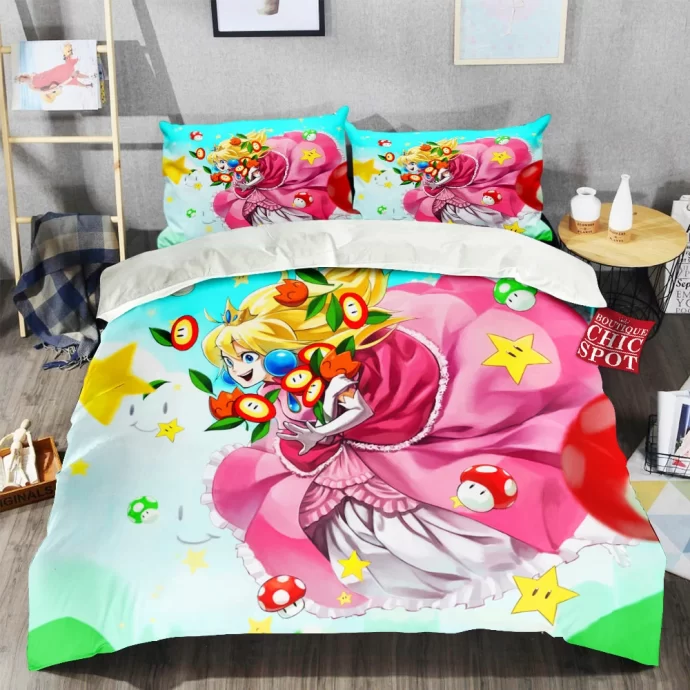 Princess Peach Bedding Set