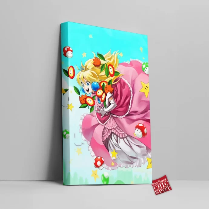 Princess Peach Canvas Wall Art