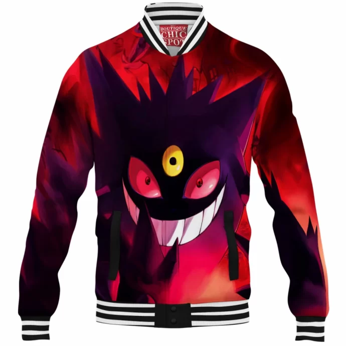 Mega Gengar Baseball Jacket