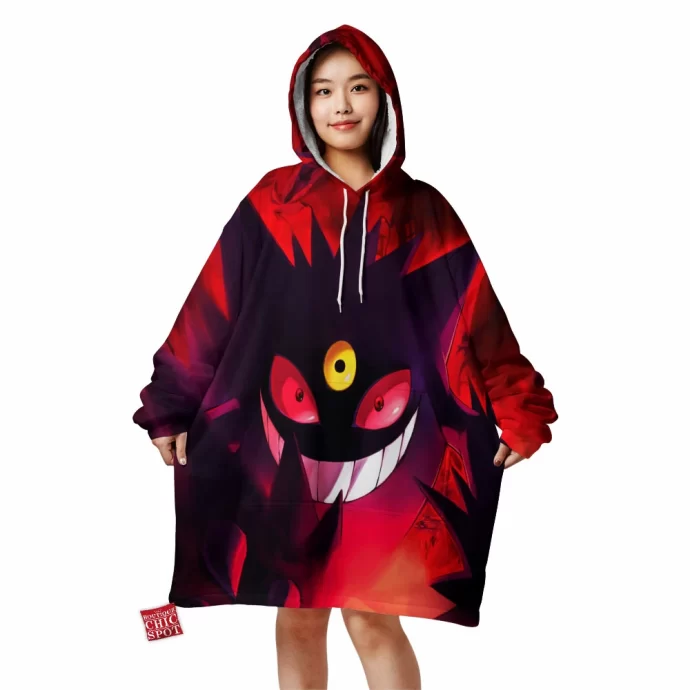 Mega Gengar Blanket Hoodie