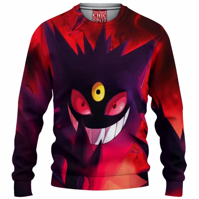 Mega Gengar Knitted Sweater