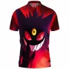 Anime Polo Shirt, Gengar Polo Shirt, Pokemon Polo Shirt