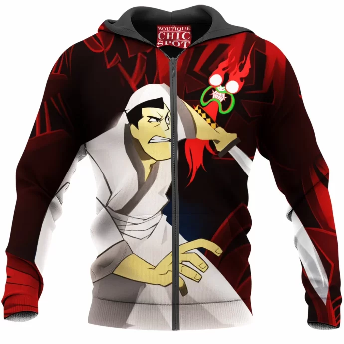 Samurai Jack Zip Hoodie