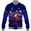 Game Baseball-Jacket, Kingdom Hearts Baseball-Jacket, Sora Baseball-Jacket, Kairi Baseball-Jacket