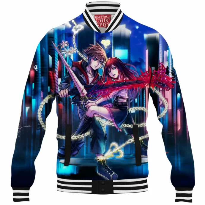 Sora And Kairi Baseball Jacket