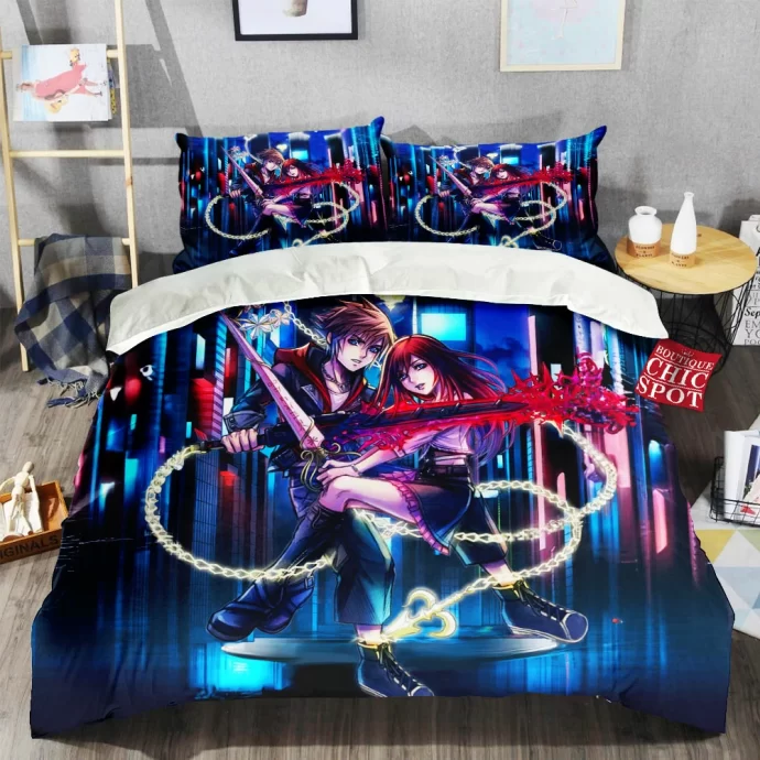 Sora And Kairi Bedding Set