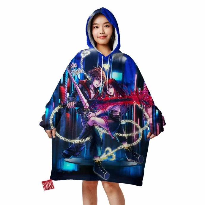 Sora And Kairi Blanket Hoodie