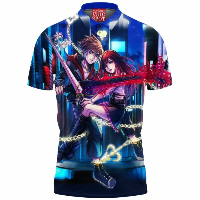 Sora And Kairi Polo Shirt