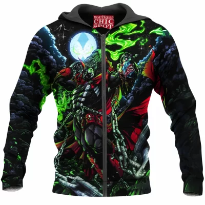 Comic Zip-Hoodie, Spawn Zip-Hoodie