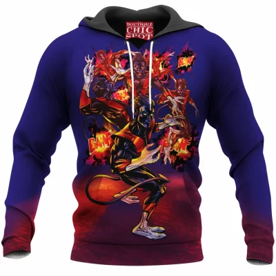 Comic Hoodie, Nightcrawler Hoodie, X-men Hoodie