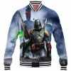 Boba Fett Baseball-Jacket, Sci-Fi Baseball-Jacket, Star Wars Baseball-Jacket