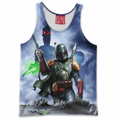Boba Fett Tank-Top, Sci-Fi Tank-Top, Star Wars Tank-Top