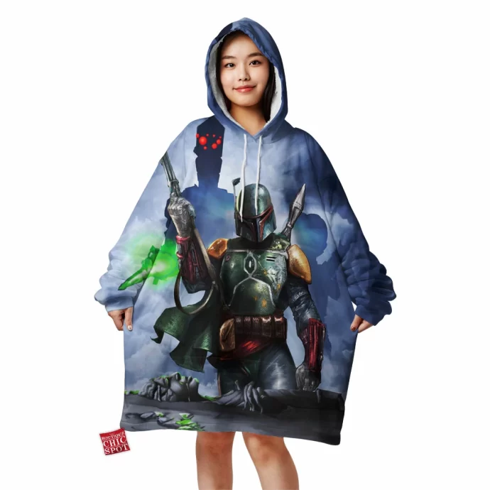 Boba Fett And The Bounty Hunters Blanket Hoodie