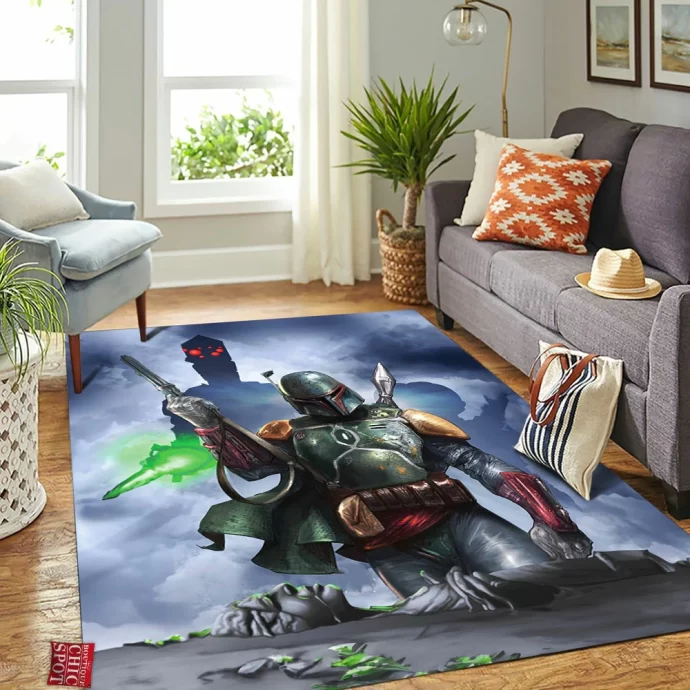 Boba Fett And The Bounty Hunters Rectangle Rug