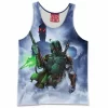 Boba Fett Tank-Top, Sci-Fi Tank-Top, Star Wars Tank-Top