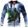 Boba Fett Zip-Hoodie, Sci-Fi Zip-Hoodie, Star Wars Zip-Hoodie