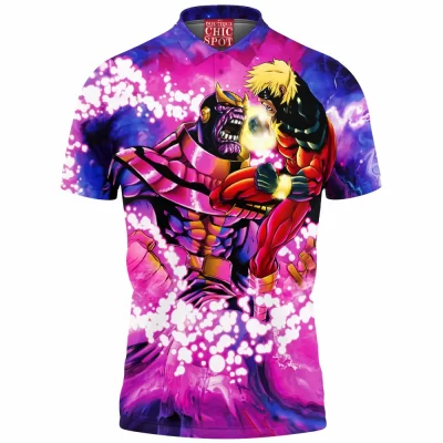 Comic Polo Shirt, Thanos Polo Shirt