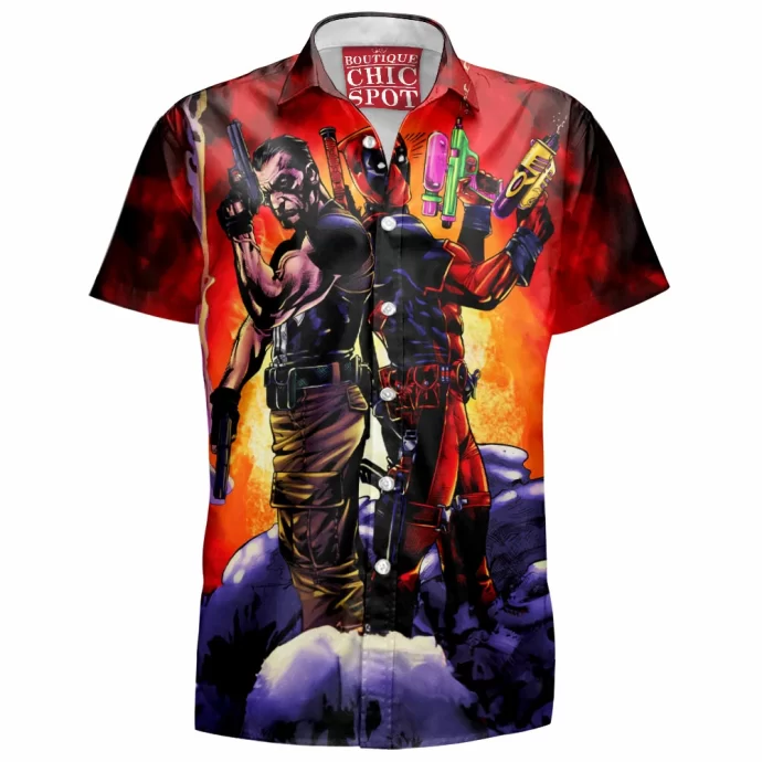 Punisher And Deadpool Hawaiian Shirt