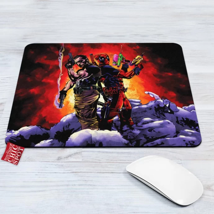 Punisher And Deadpool Mouse Pad