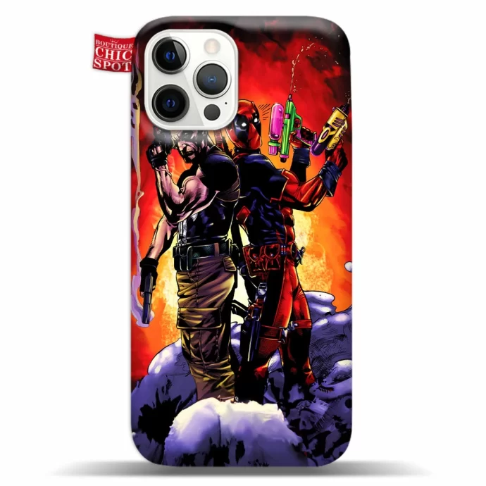 Punisher And Deadpool Phone Case Iphone