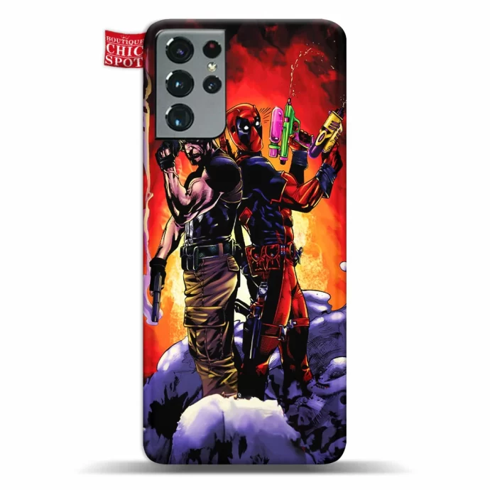 Punisher And Deadpool Phone Case Samsung