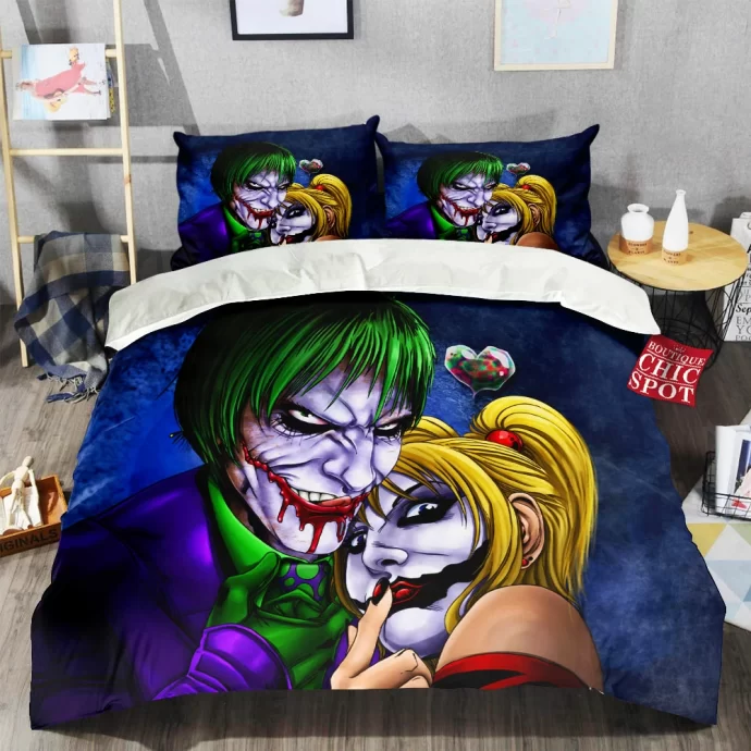 Joker And Harley Bedding Set