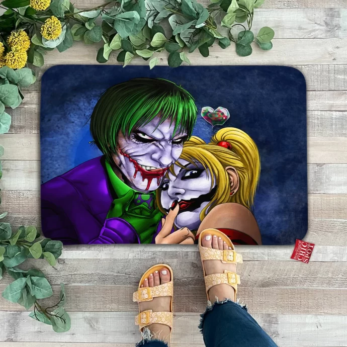 Joker And Harley Doormat