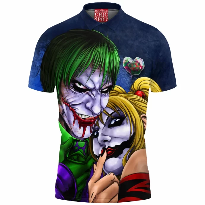 Joker And Harley Polo Shirt