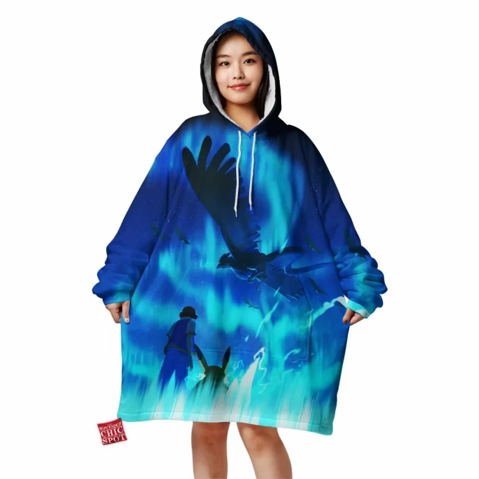 Challenging Articuno Blanket Hoodie