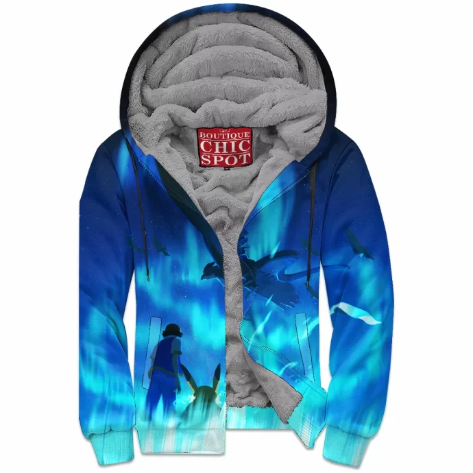 Challenging Articuno Zip Fleece Hoodie