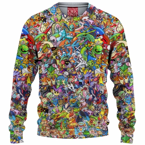 All Hoenn Pokemon Knitted Sweater
