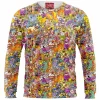 Kanto Zip Sweatshirt, Pokemon Zip Sweatshirt, Anime Zip Sweatshirt