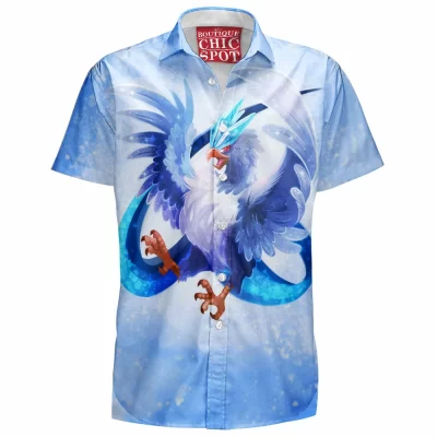 Anime Hawaiian-Shirt, Articuno Hawaiian-Shirt, Pokemon Hawaiian-Shirt