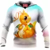 Anime Fleece-Hoodie, Dragonair Fleece-Hoodie, Pokemon Fleece-Hoodie