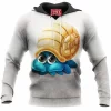 Anime Hoodie, Omanyte Hoodie, Pokemon Hoodie