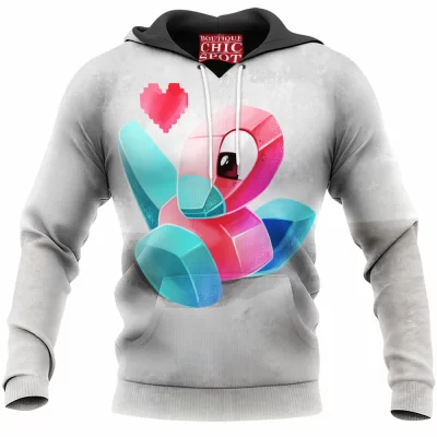 Anime Hoodie, Porygon Hoodie, Pokemon Hoodie