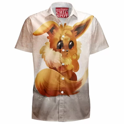 Anime Hawaiian-Shirt, Eevee Hawaiian-Shirt, Pokemon Hawaiian-Shirt