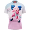Anime Polo Shirt, Mr Mime Polo Shirt, Pokemon Polo Shirt