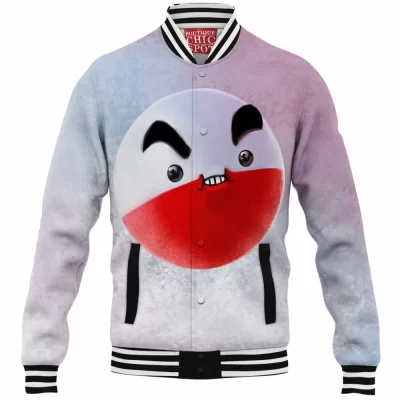 Anime Baseball-Jacket, Electrode Baseball-Jacket, Pokemon Baseball-Jacket