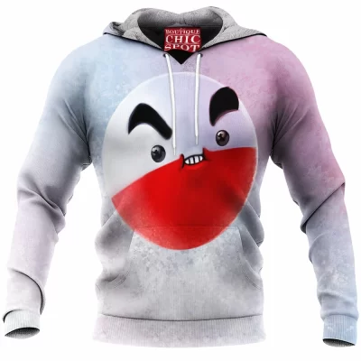 Anime Fleece-Hoodie, Electrode Fleece-Hoodie, Pokemon Fleece-Hoodie