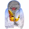 Anime Zip-Fleece-Hoodie, Abra Zip-Fleece-Hoodie, Pokemon Zip-Fleece-Hoodie
