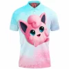 Anime Polo Shirt, Jigglypuff Polo Shirt, Pokemon Polo Shirt