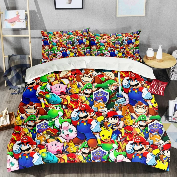 Smash Bros Bedding Set