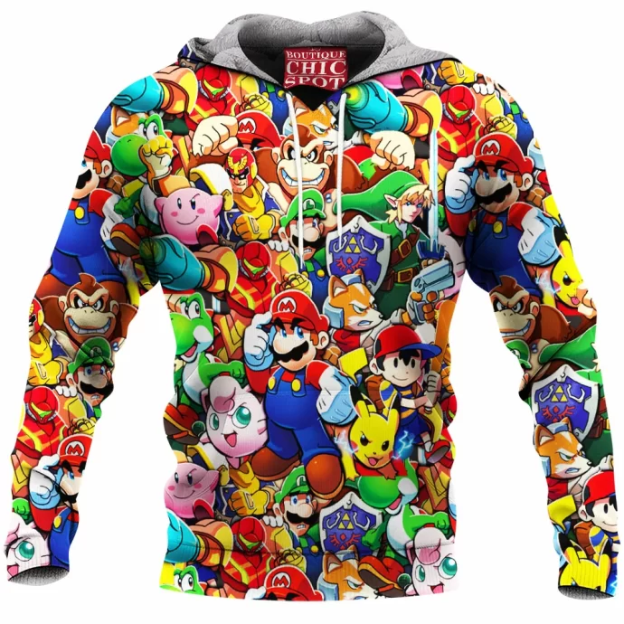 Smash Bros Fleece Hoodie