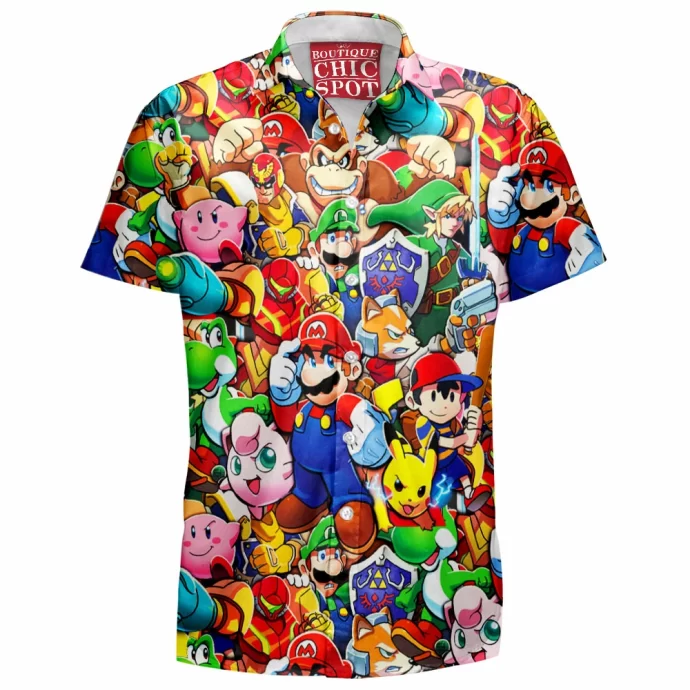 Smash Bros Hawaiian Shirt