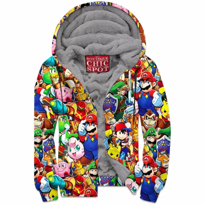 Smash Bros Zip Fleece Hoodie