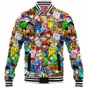 Game Baseball-Jacket, Super Smash Bros Baseball-Jacket, The Legend of Zelda Baseball-Jacket