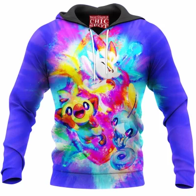 Anime Hoodie, Pokemon Hoodie, Pokemon Sword And Shield Hoodie