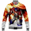 Optimus Prime Baseball-Jacket, Sci-Fi Baseball-Jacket, Transformers Baseball-Jacket