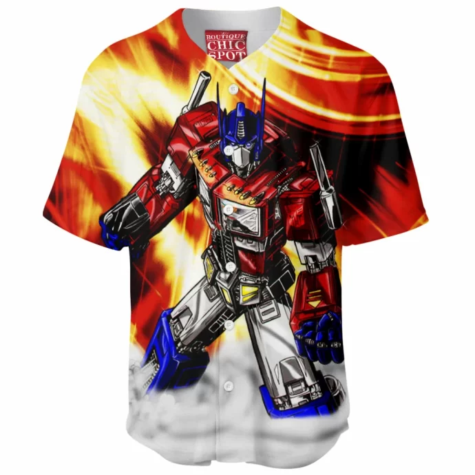 Optimus Prime Baseball Jersey